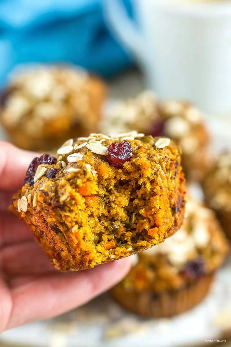 Delicious Healthy Morning Glory Breakfast Muffins recipe