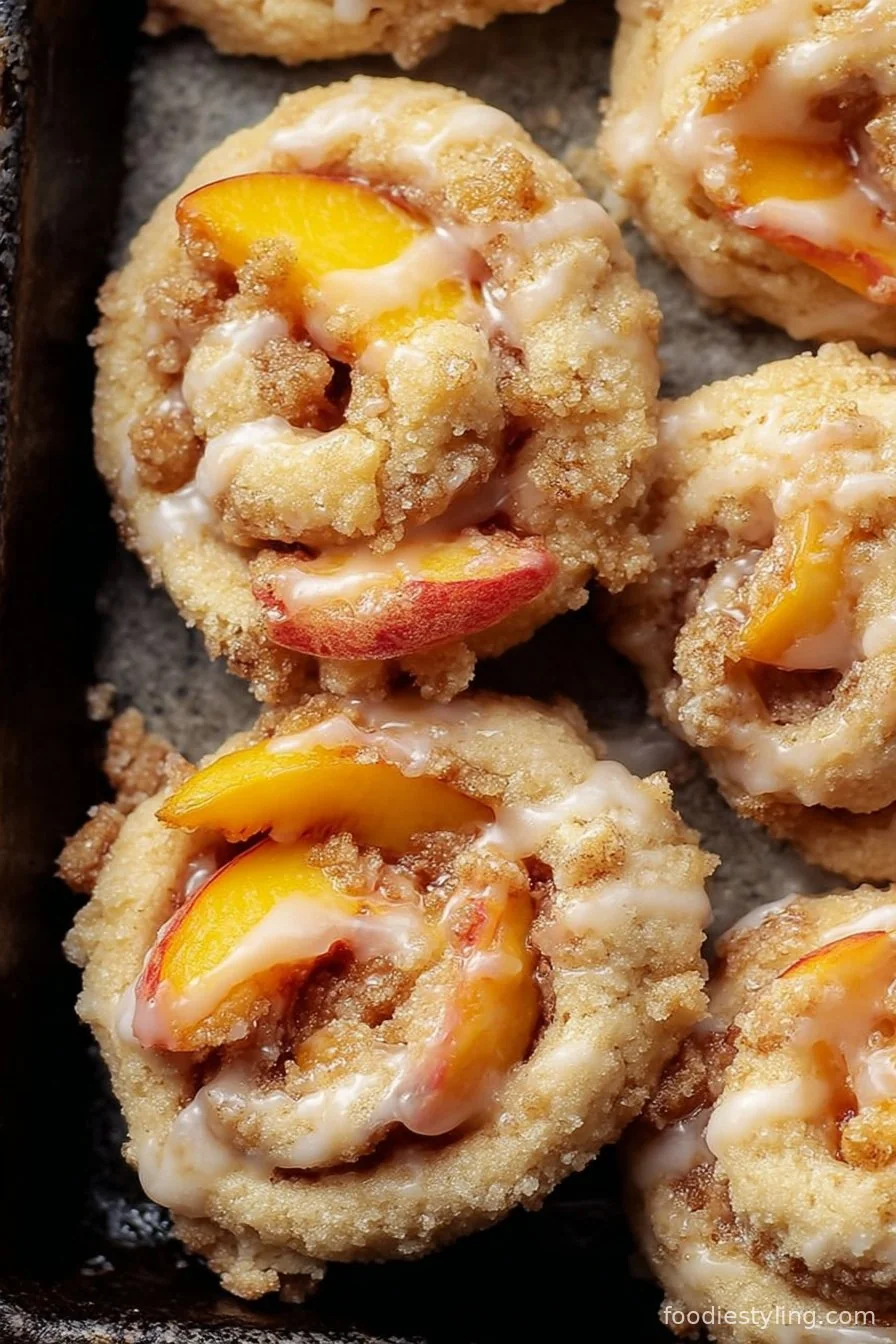 Peach Cobbler Cookiesâ€
