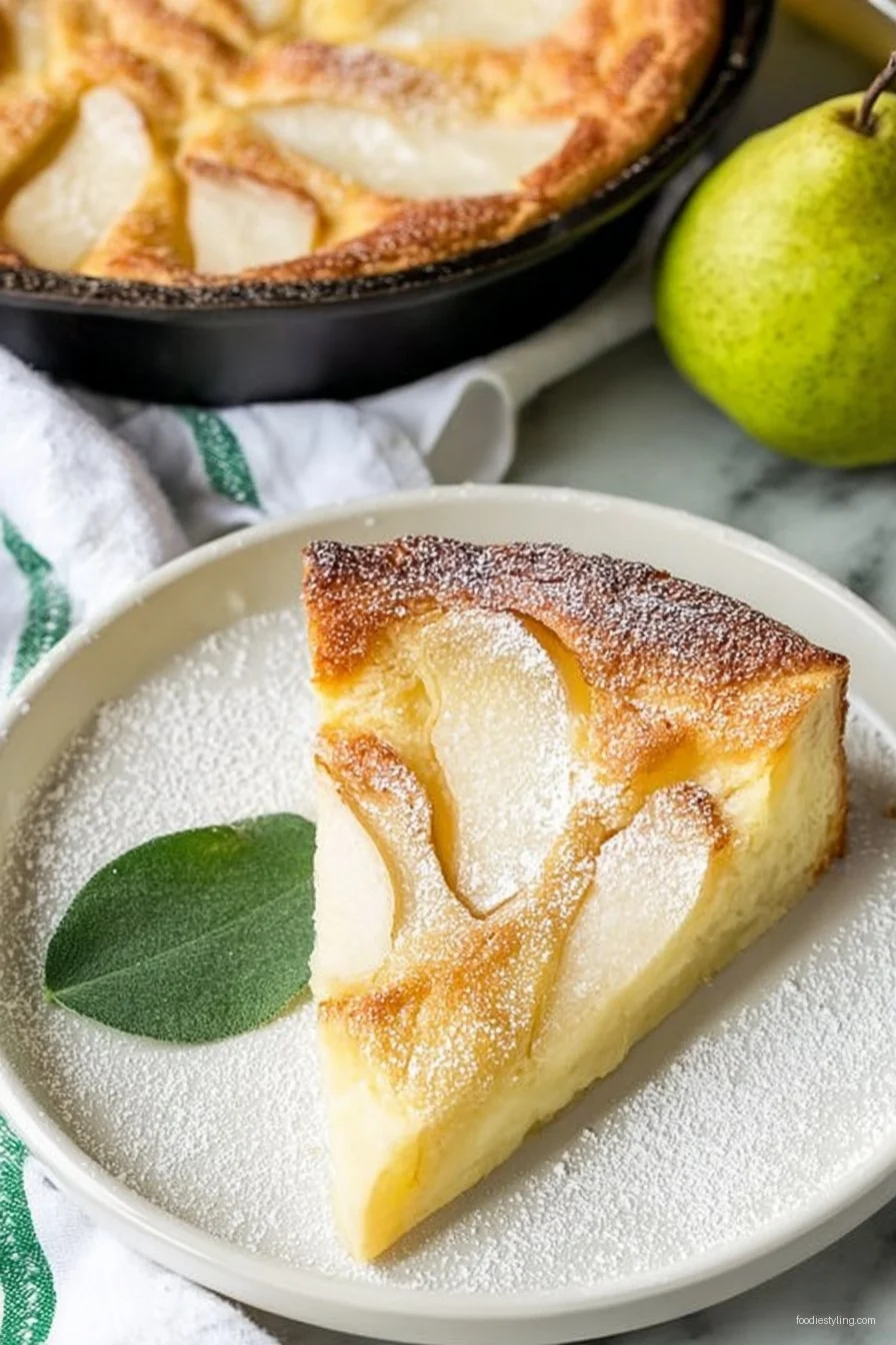 Delicious Pear Custard Pie recipe