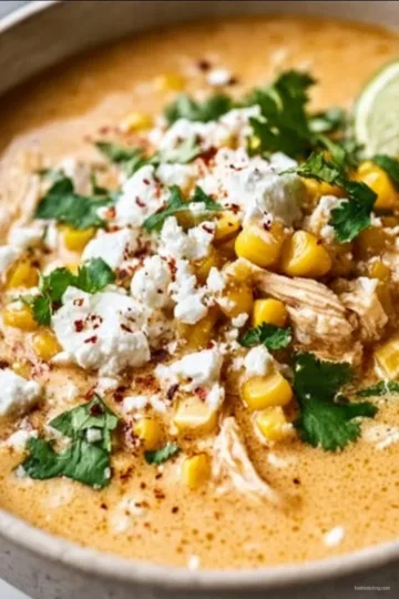 Mexican Street Corn Soup Crockpot Recipe