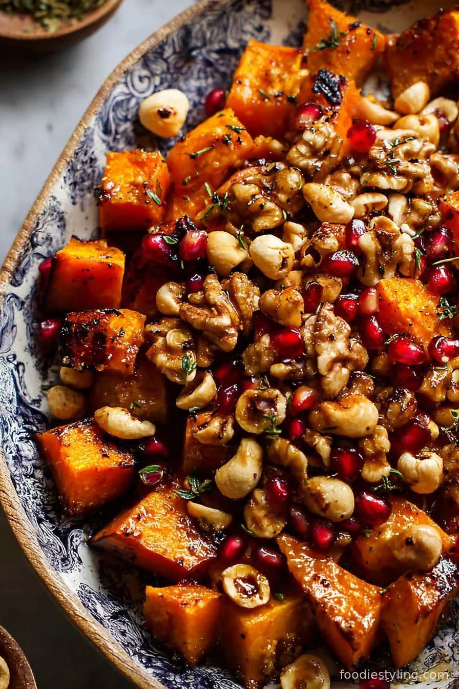 Butternut Squash with Brown Butter Hazelnuts