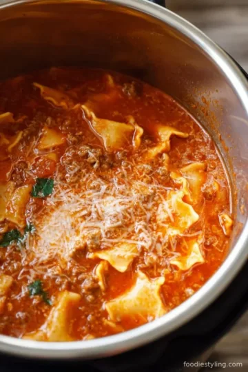 Instant Pot Lasagna Soup