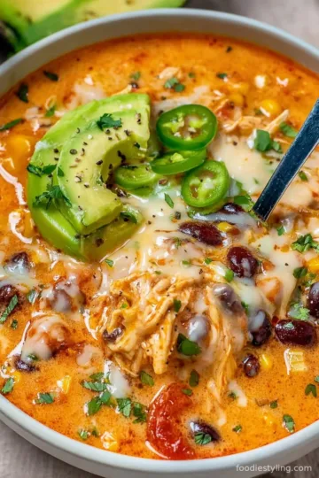 Creamy Chicken Enchilada Soup