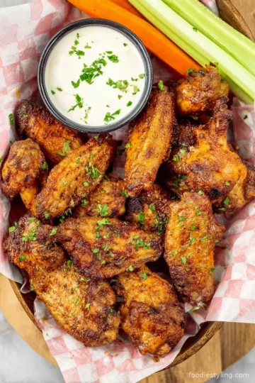 Crispy Baked Dry Rub Wings