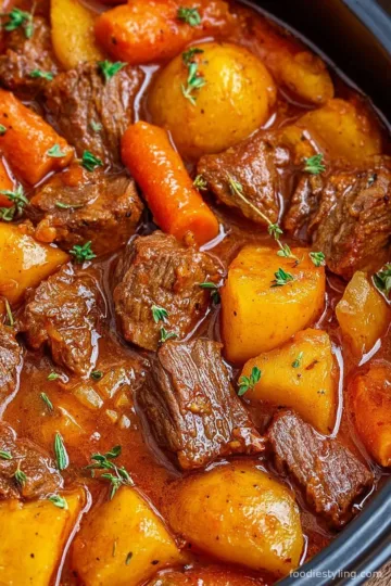 Easy Homemade Beef Stew