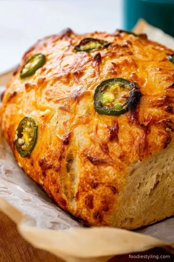 Jalapeno Cheddar Dutch Oven Bread
