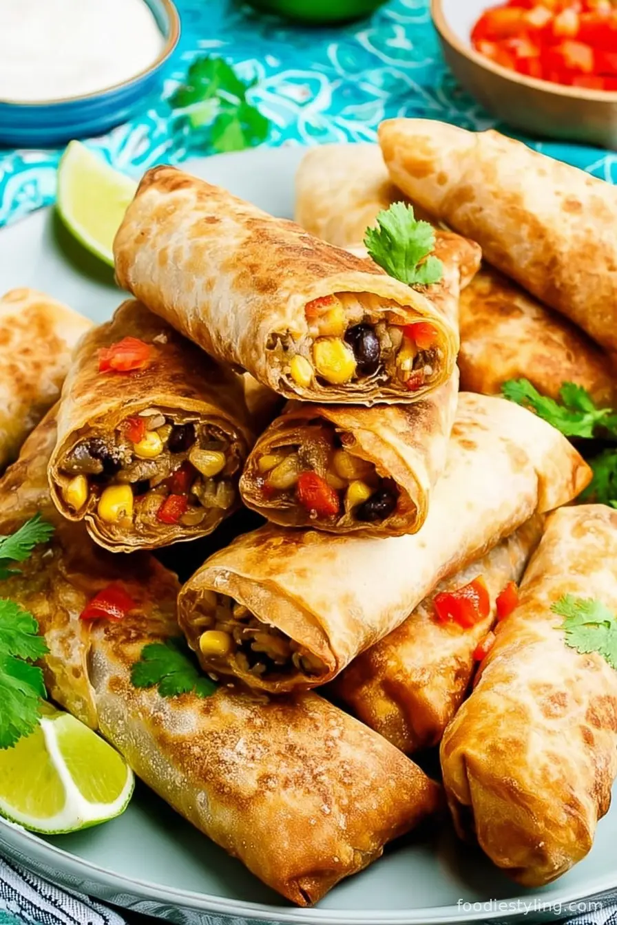 Air Fryer Southwest Egg Rolls