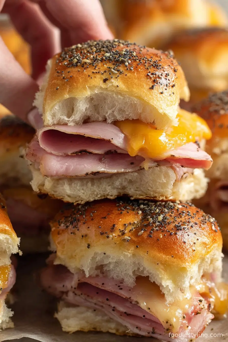 Baked Ham and Cheese Sliders