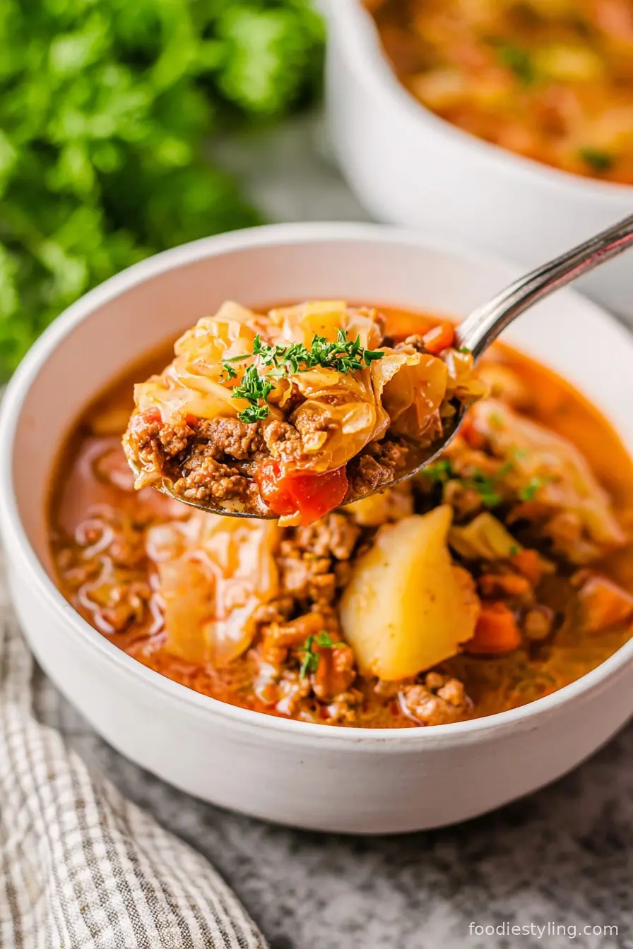 Cabbage Roll Soup Recipe