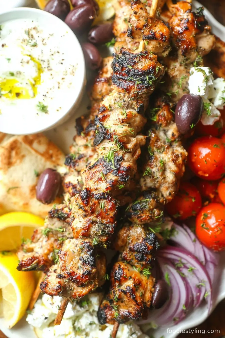 Greek Chicken Kabobs