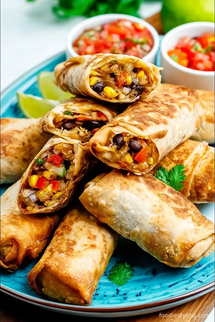 Air Fryer Southwest Egg Rolls