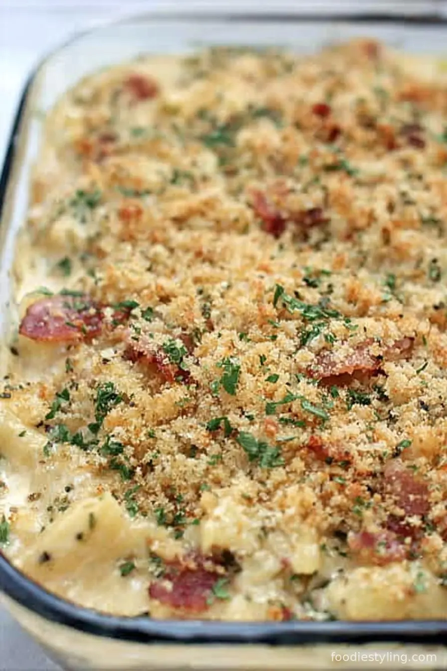 Bacon and Boursin Macaroni and Cheese