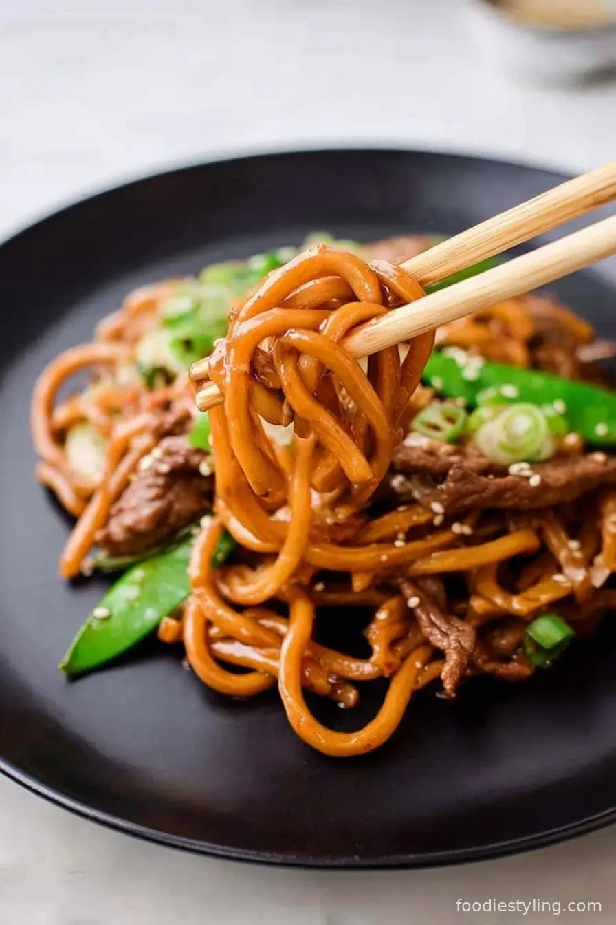 Beef Noodle Stir Fry