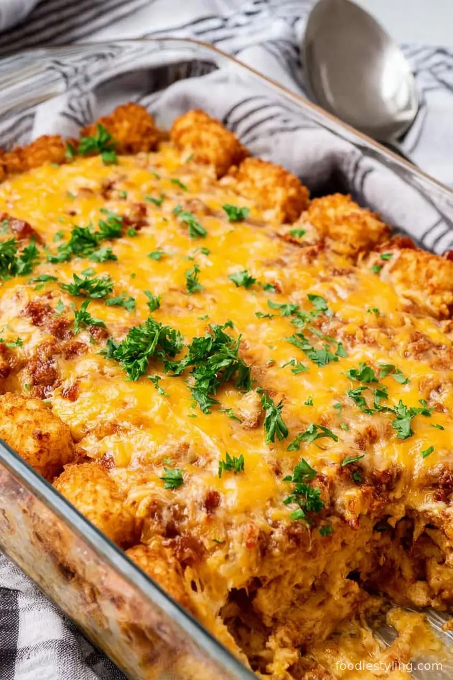 Breakfast Casserole with Tater Tots