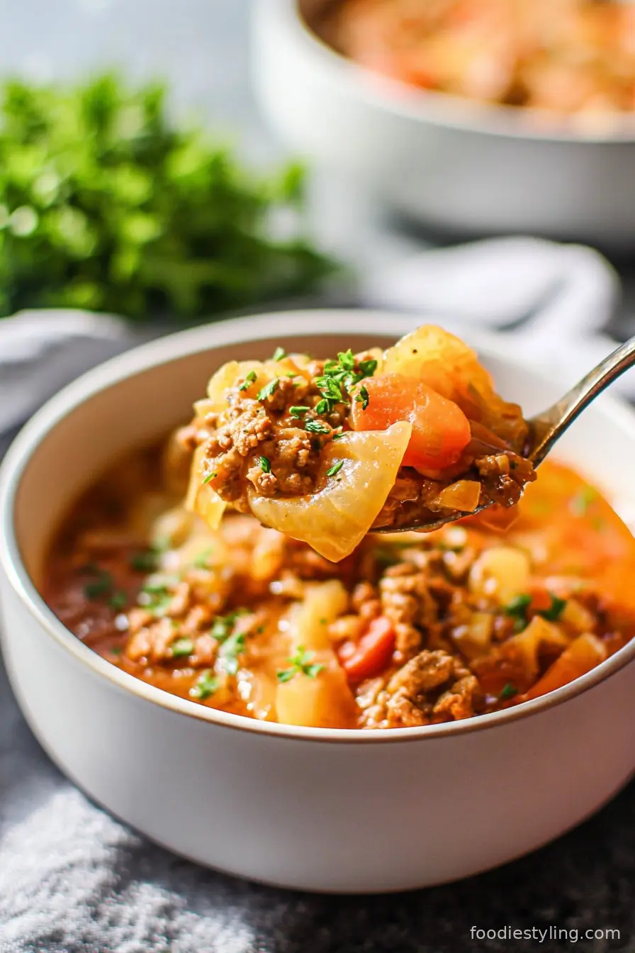 Cabbage Roll Soup Recipe