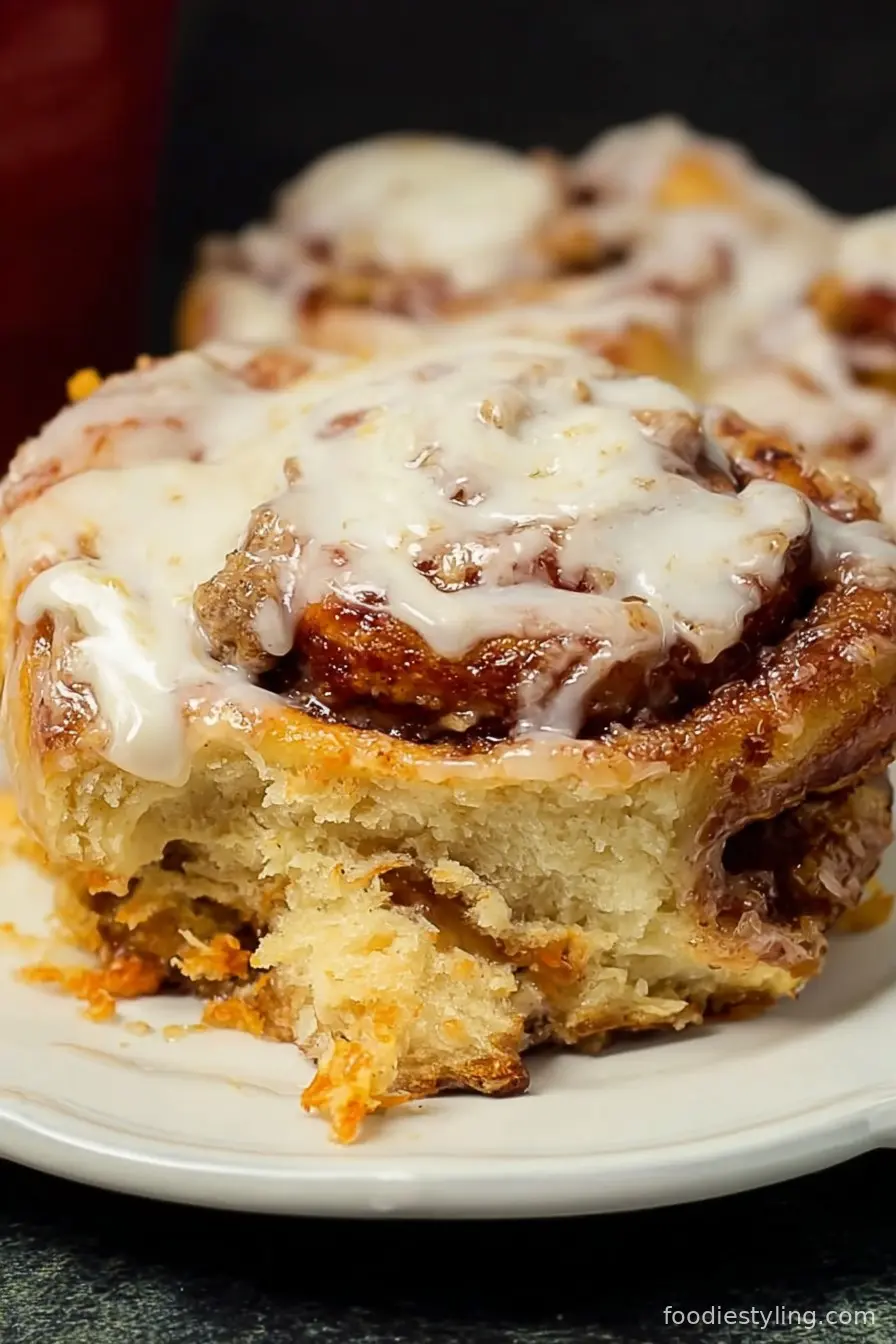 Carrot Cake Cinnamon Rolls