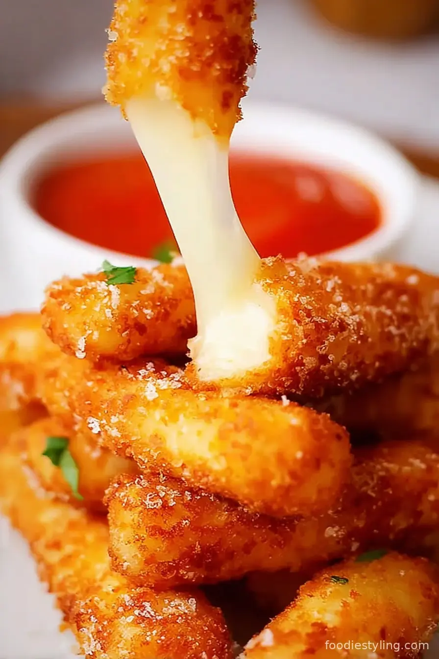 Crispy Fried Cheese Sticks Recipe