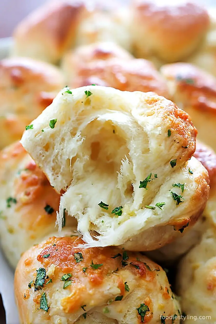 Garlic Parmesan Dinner Rolls