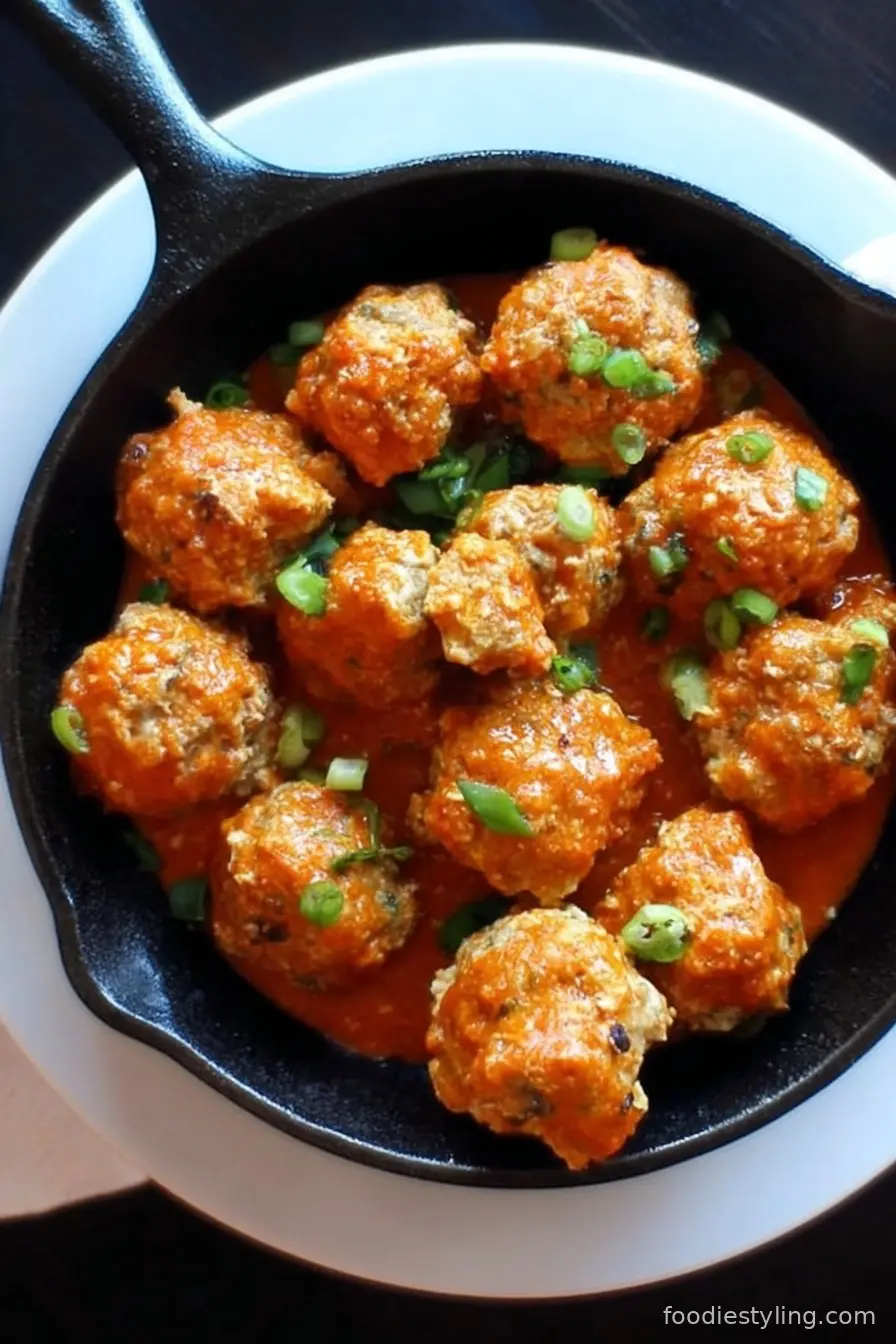Instant Pot Buffalo Chicken Meatballs