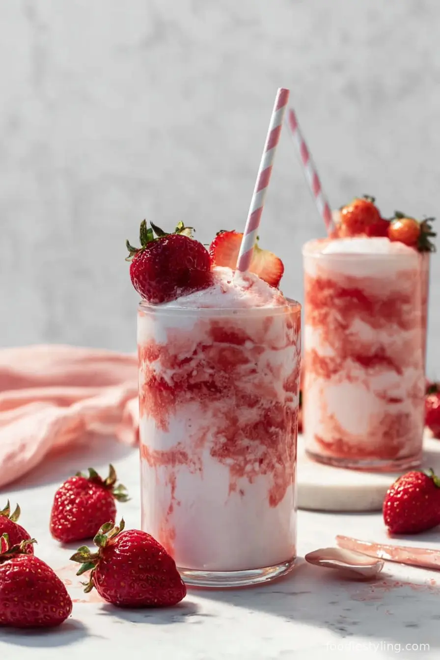 Korean Strawberry Milk