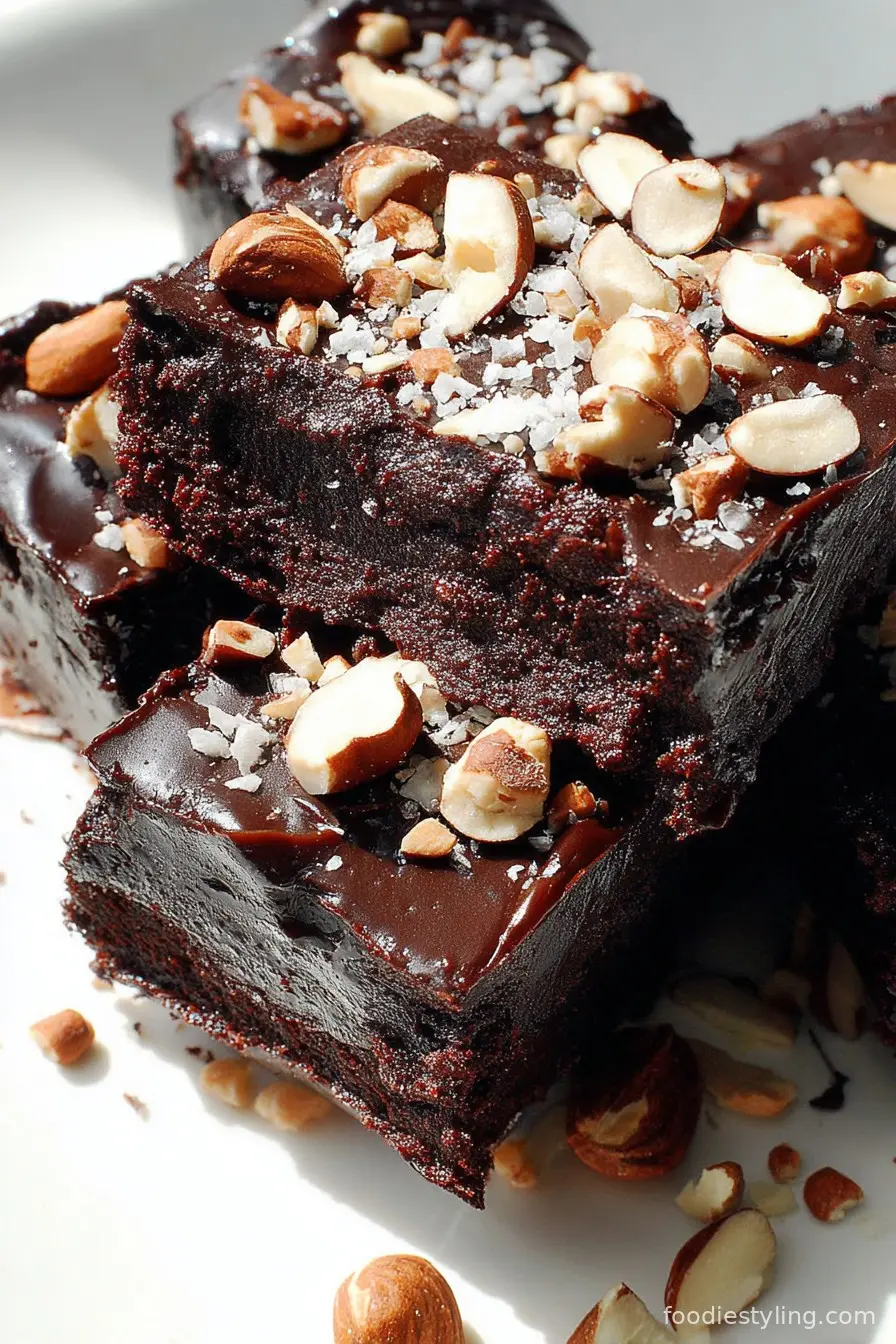 No Bake Brownies (Vegan, Gluten-Free, Small Batch)