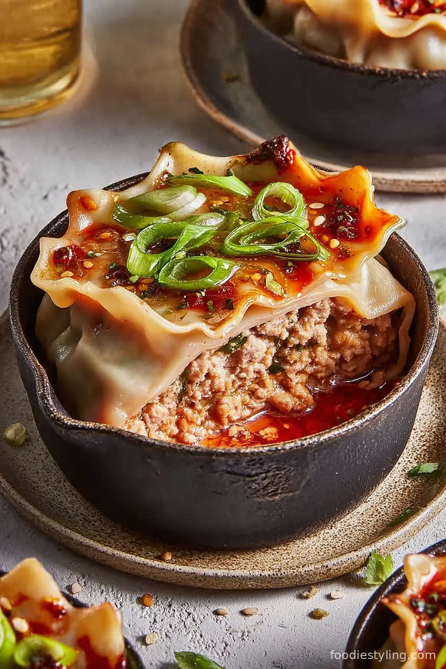 Viral Dumpling Lasagna