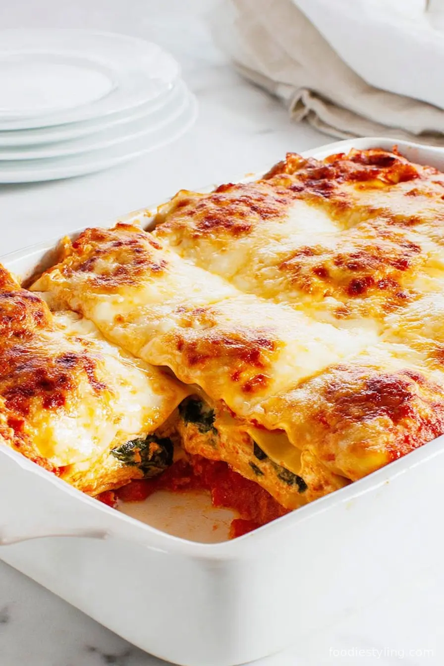 Easy Vegetarian Lasagna Recipe (No Ricotta!)
