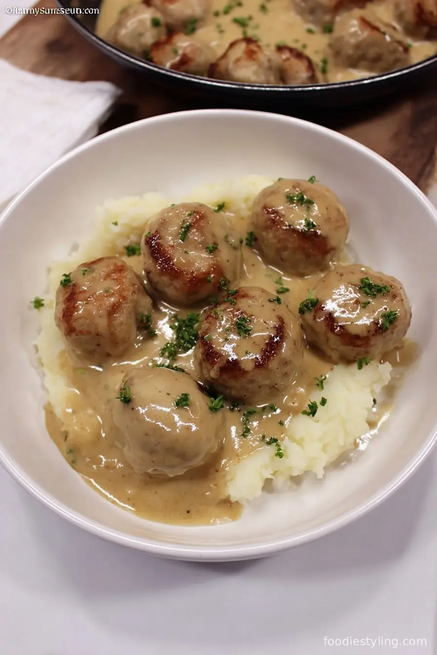 Chicken Swedish Meatballs