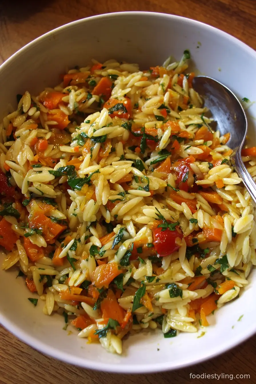 Veggie Orzo